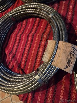 Predám nové kvalitné valcované lano 12mm - 3