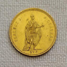 Zlatý uhorský dukát FJI 1869, GYF (MS62) - 3