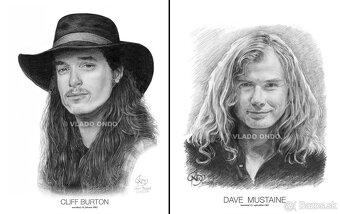 Posterbook - Metallica - unikátne kreslené portréty - 3