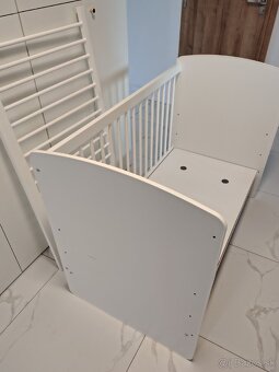 Detská postieľka 120x60 biela - 3