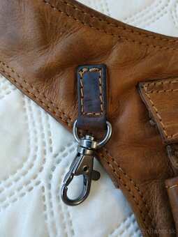 Kožená taška na pás/crossbody– pravá koža - 3