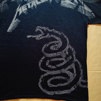 Metallica The black album 1991 čierne tričko s potlačou M - 3
