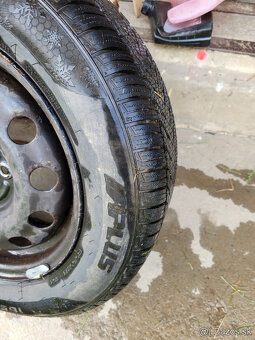 Zimné pneumatiky 185/65 R14 na plech. diskoch R14. - 3