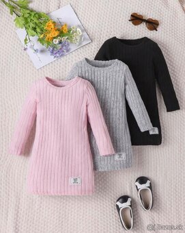 Šaty 3pack rebrované - 3