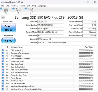 Samsung 990 EVO Plus 2TB, M.2 2280, NVMe (nepoužité) - 3