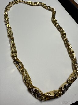 Zlata retiazka Versace vzor 585 14K - 3
