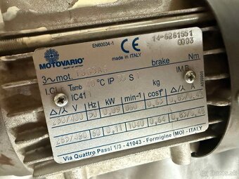 Elektromotory s prevodovkou - 3