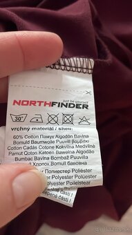 Dámske bordové tričko Northfinder  veľ. XL - 3