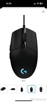 Predám Hernú myš Logitech G203 Pridigy - 3