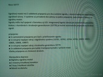 Zeleznicne modely -Roco 10777 Signalny modul  H0 1:87 - 3