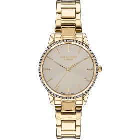 Dámske hodinky s pozlátením a kamienkami. Nové. Záruka 2roky - 3