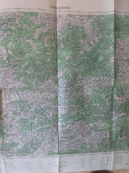 Mapa Stará a Nová Bystrica, Oščadnica, Terchová r. 1957 - 3