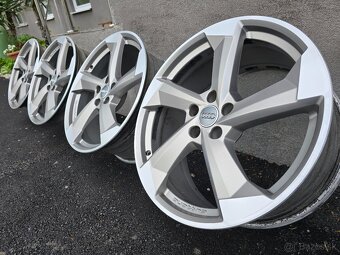 kolesá Audi A8 5x112 r20 Turbine,Rotor S-Line Matte Grau - 3