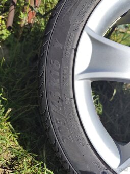 Originál Seat disky + letné pneu 205/45 r16, 6.5Jx16H2 ET43 - 3