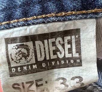 Pánske rifľové kraťasy Diesel č. S-M - 3