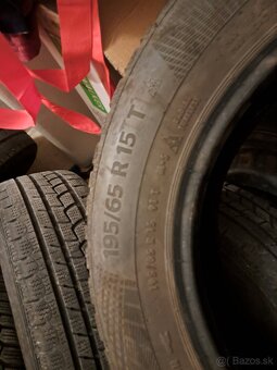 Predám zimné pneumatiky 195/65r15 - 3