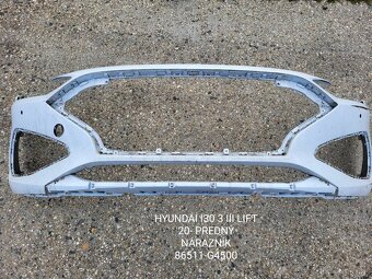 HYUNDAI I30 3 III LIFT 20- PREDNÝ NÁRAZNÍK 86511-G4500 - 3
