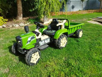 Elektricky traktor s vlečkou C2 rozmery 16cm-54cm ba - 3