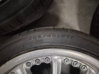 Hliníkové disky RH, 4x100, BMW E30, pneumatiky - 3