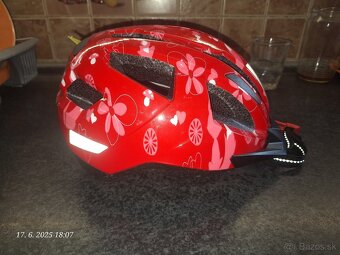 Detský bicykel tojkolka Dino plus nová červená prilba k tomu - 3