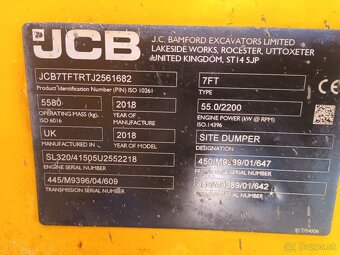 JCB Dumper 7-T 2018 - 3