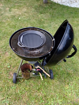 BBQ Gril TENNEKER Ø 58 cm + príslušenstvo z liatiny - 3