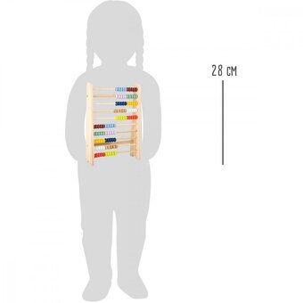 Vedomostne eko hračky - Posuvné drevené počítadlo - 3