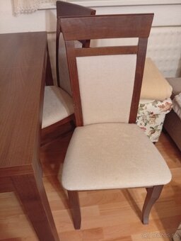 Predám jedálenský stôl so stolickami - 3