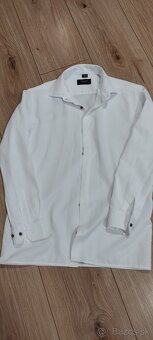 Biele chlapčenské spoločenské košele veľkosť 152 - 3