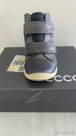 Zimné detské kožené topánky ECCO- Zateplené gore-tex - 3