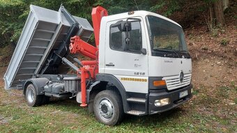 Predám Mercedes Atego, hakovy nosič s hydravlickou rukou - 3