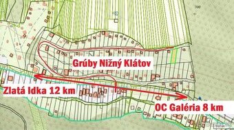 Záhrada 500m2 pri lese - Nižný Klátov - Grúby - 3