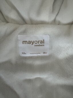 Zimný overal zn.Mayoral veľkosť 12m (80cm) - 3