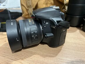 Predám Nikon d3400 s objektívmi - 3