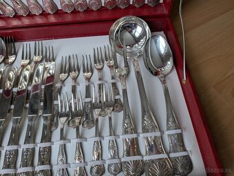 Vintage set strieborny pribor - 3