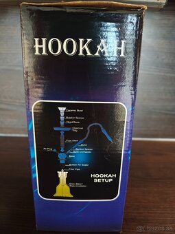 Nepoužitá Vodná Fajka Shisha Hookah - 3
