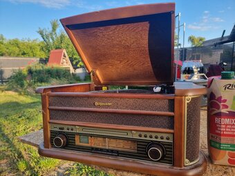 Moderné Retro Rádio ( LP Platňa, FM,MW, MC kazeta, CD, USB ) - 3
