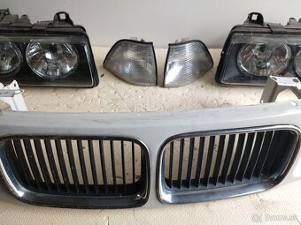 BMW E36 Coupe - kompletní předek + zadní nár. a světla - 3
