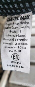 Autosedačka Trademax 9-36kg - 3