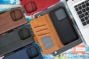 Zatváracie puzdro s bočným pásikom pre Xiaomi, Redmi a Poco - 3