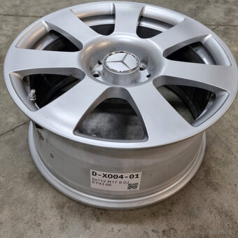 Hliníkové Mercedes disky 5x112 R17 8J ET43 - 3