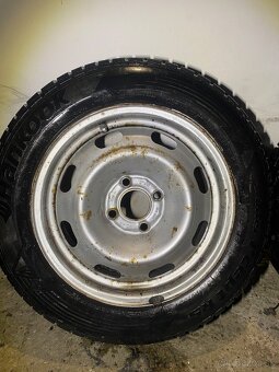Plech disky 4x108 15” + zimne gumy 185/65R15 Peugeot Citroën - 3