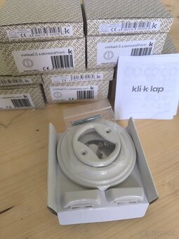 Retro vypinace Klip klap biele - 3