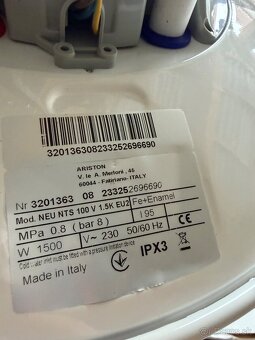 Bojler 95l Ariston Perla - 3