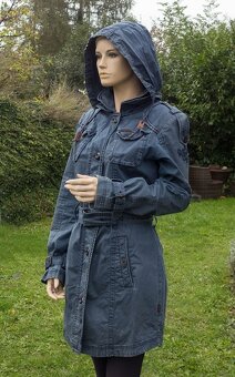 Prechodný modrý kabátik - 3