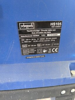 Predám pílu Sheppach HS105 - 3