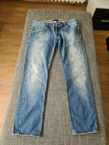 Panske jeansy Double Black, bedrove - 3