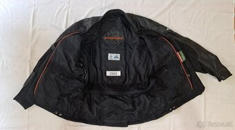 Moto bunda kombinácia textil-koža - 3