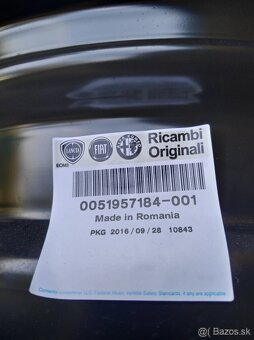 15" FIAT + puklice + zimné pneumatiky DOT 3924.. - 3