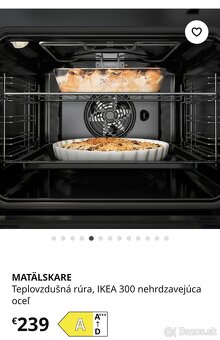 Predám novú teplozdušnú rúru Matälskare - 3